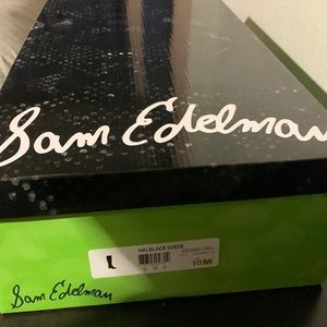 Sam Edelman womens black suede boots